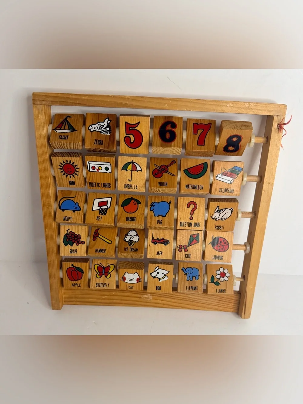 Vintage charming wooden